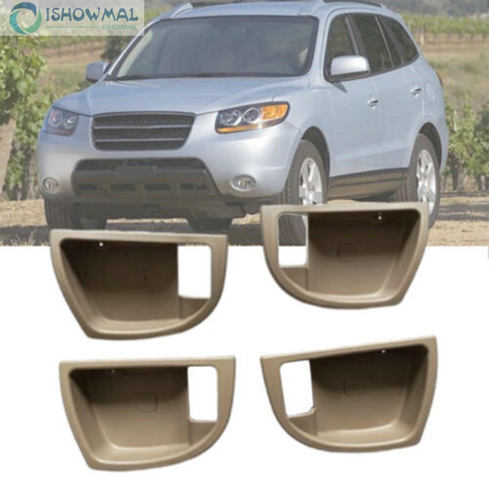Set 4 Ốp Bọc Tay Nắm Cửa Trong Xe Ô Tô Hyundai Santa Fe 2007-2012