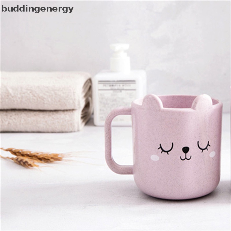 {BUDDI} Cốc Súc Miệng Bằng Lúa Mạch Hình Biểu Tượng Cảm Xúc Hoạt Hình Sáng Tạo {BUDDI}