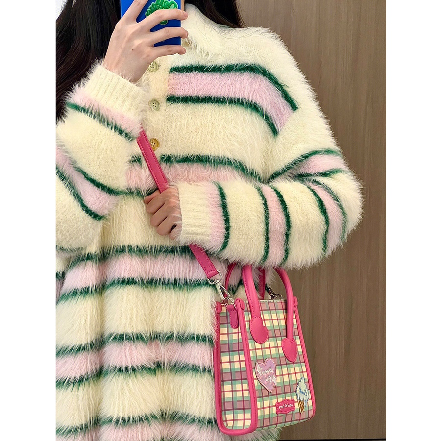 Túi Đeo Chéo Mini Hình Vuông Đựng Điện Thoại Thời Trang Dành Cho Nữ