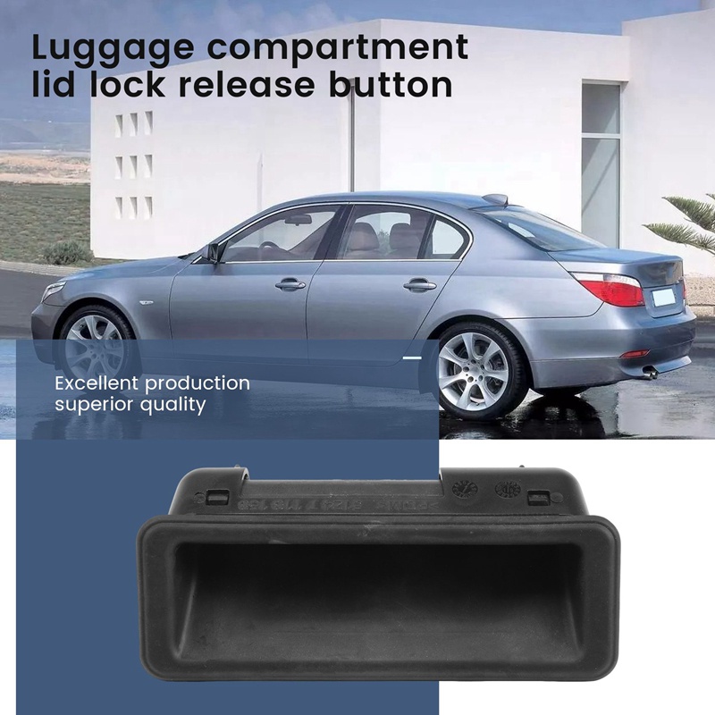 51247118158 Nút Công Tắc Mở Cốp Xe Cho BMW E60 E90 E91 E92 E92 E93 E70 E71