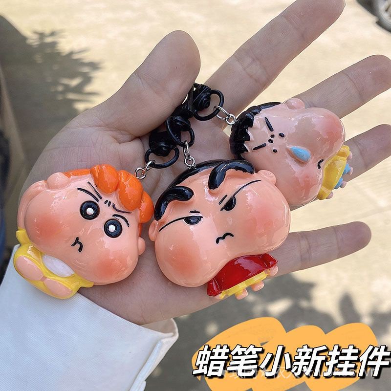 Móc Chìa Khóa Bằng Nhựa Resin Hình Shin-Chan Hoạt Hình Dễ Thương Cho Bạn Gái / Cặp Đi Học cxbluokesi.vn512