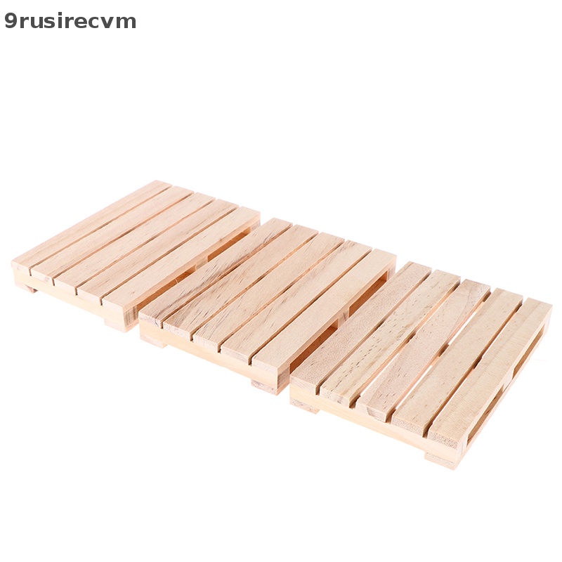 {9rusirecvm} Mini Pallet gỗ Đồ uống đế lót ly cho đồ uống nóng và lạnh Pallet gỗ mới