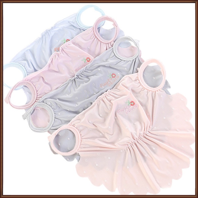 Khẩu Trang Chống Nắng Chống Bụi Bằng Lụa Mát Thêu Họa Tiết Hoa Gợn Sóng Thời Trang Mùa Hè Cho Nữ