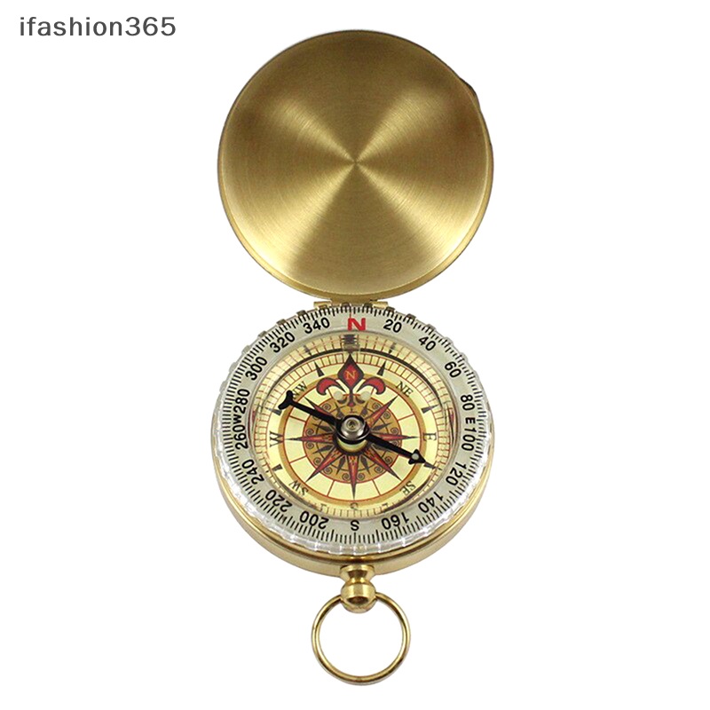 La Bàn Bỏ Túi Bằng Đồng Thau Màu Vàng Chất Lượng Cao Tiện Dụng Cho Các Hoạt Động Ngoài Trời ifashion365