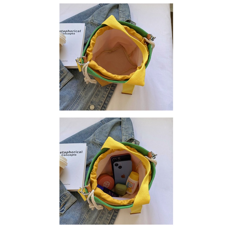 Túi Đeo Chéo Trong Suốt Cỡ Lớn Thời Trang Hàn Quốc Mới Cho Nữ