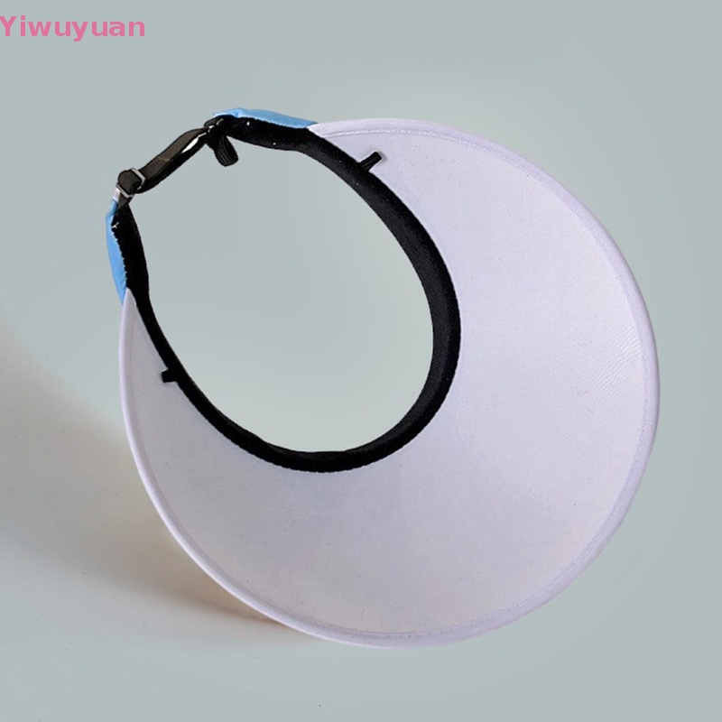 Mũ Chống Nắng Vành Rộng Hở Chóp Màu Gradient Chống Tia UV Có Thể Điều Chỉnh Kích Cỡ Thời Trang Mùa Hè Cho Nữ