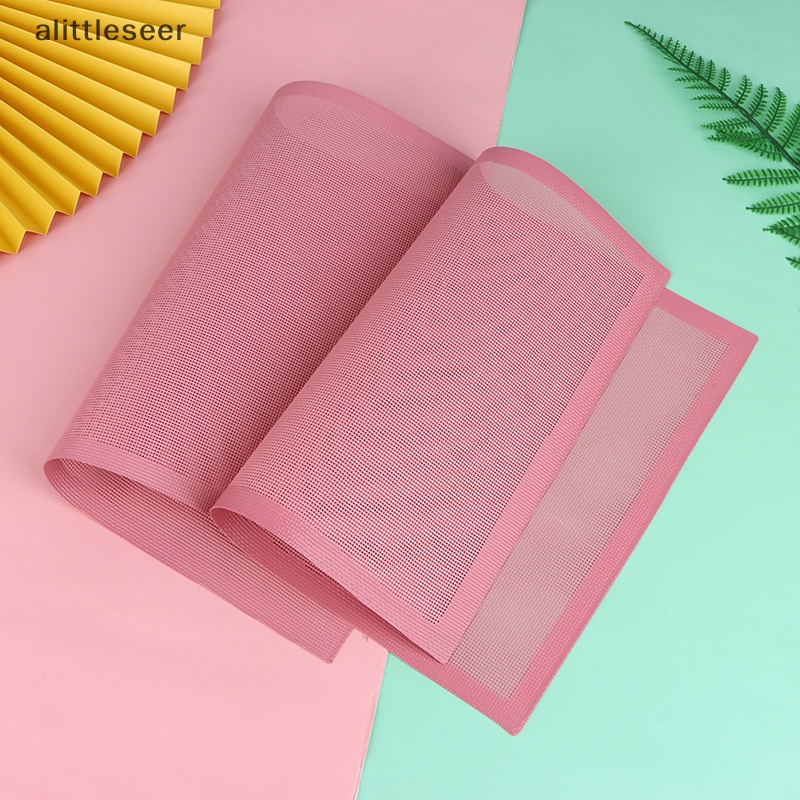 1 Thảm Nướng Silicone Chống Dính Màu Hồng Có Thể Tái Sử Dụng