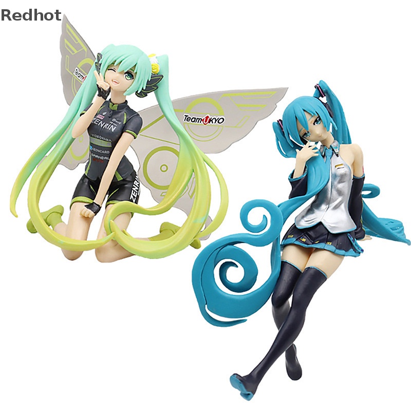 &lt; Redhot &gt; Mô Hình Búp Bê Nhân Vật Hatsune Miku Đua Bướm Bằng PVC Đáng Yêu Làm Quà Tặng Giảm Giá