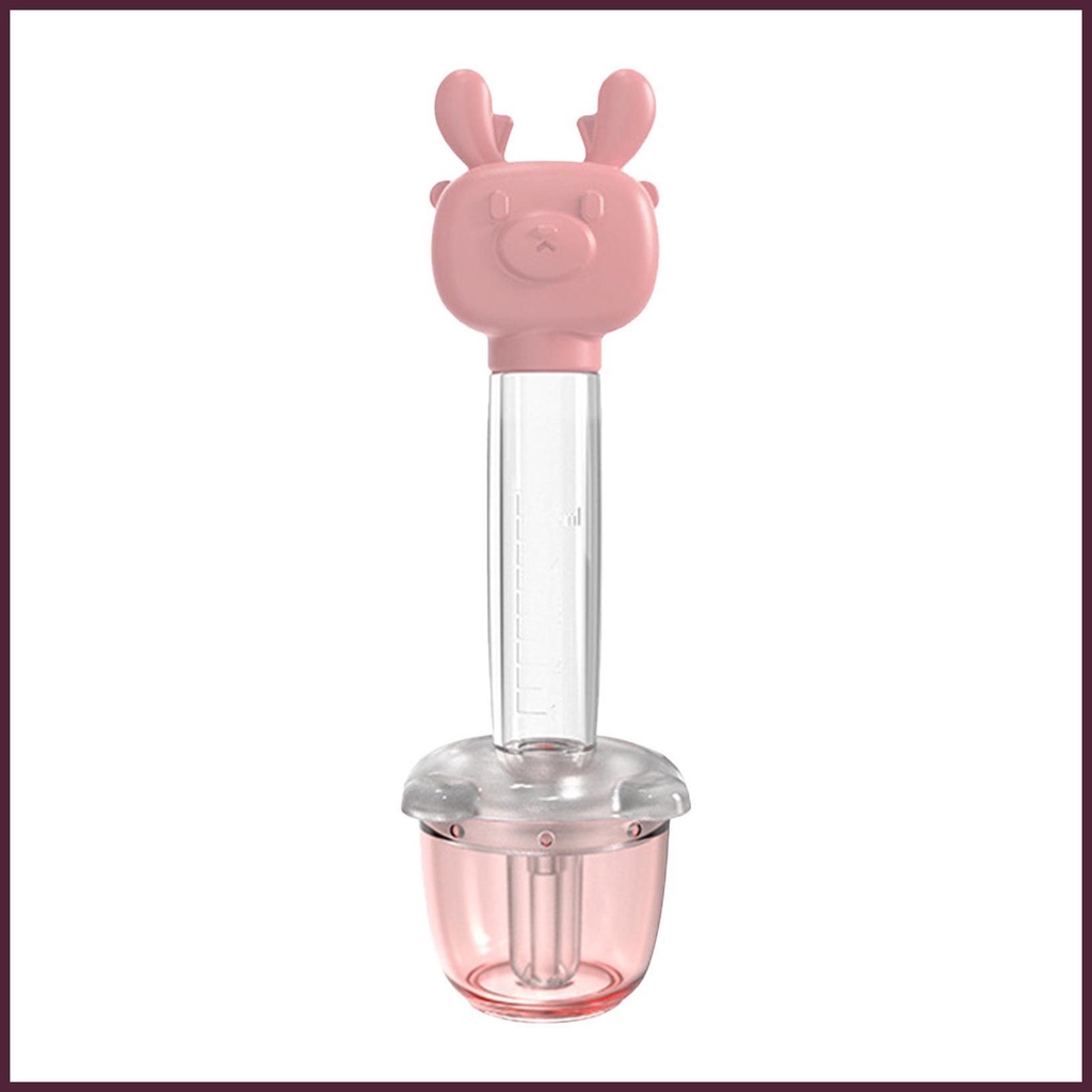 Bình Đựng Dung Dịch Ngậm Kèm Núm Vú Giả Dễ Thương Tiện Dụng Cho Bé Sơ Sinh