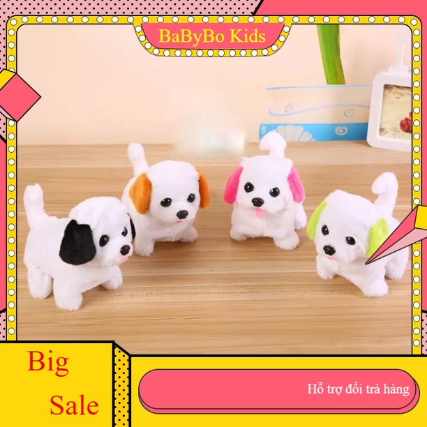 Chó bông biết đi, vẫy đuôi, biết kêu bibi cực Cute