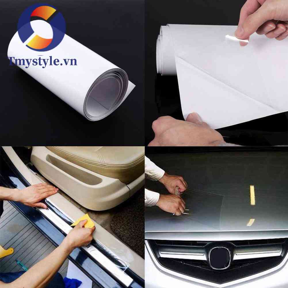 Phim Dán Trong Suốt Chống Trầy Kích Thước 10x300cm Chuyên Dụng Cho Xe Hơi