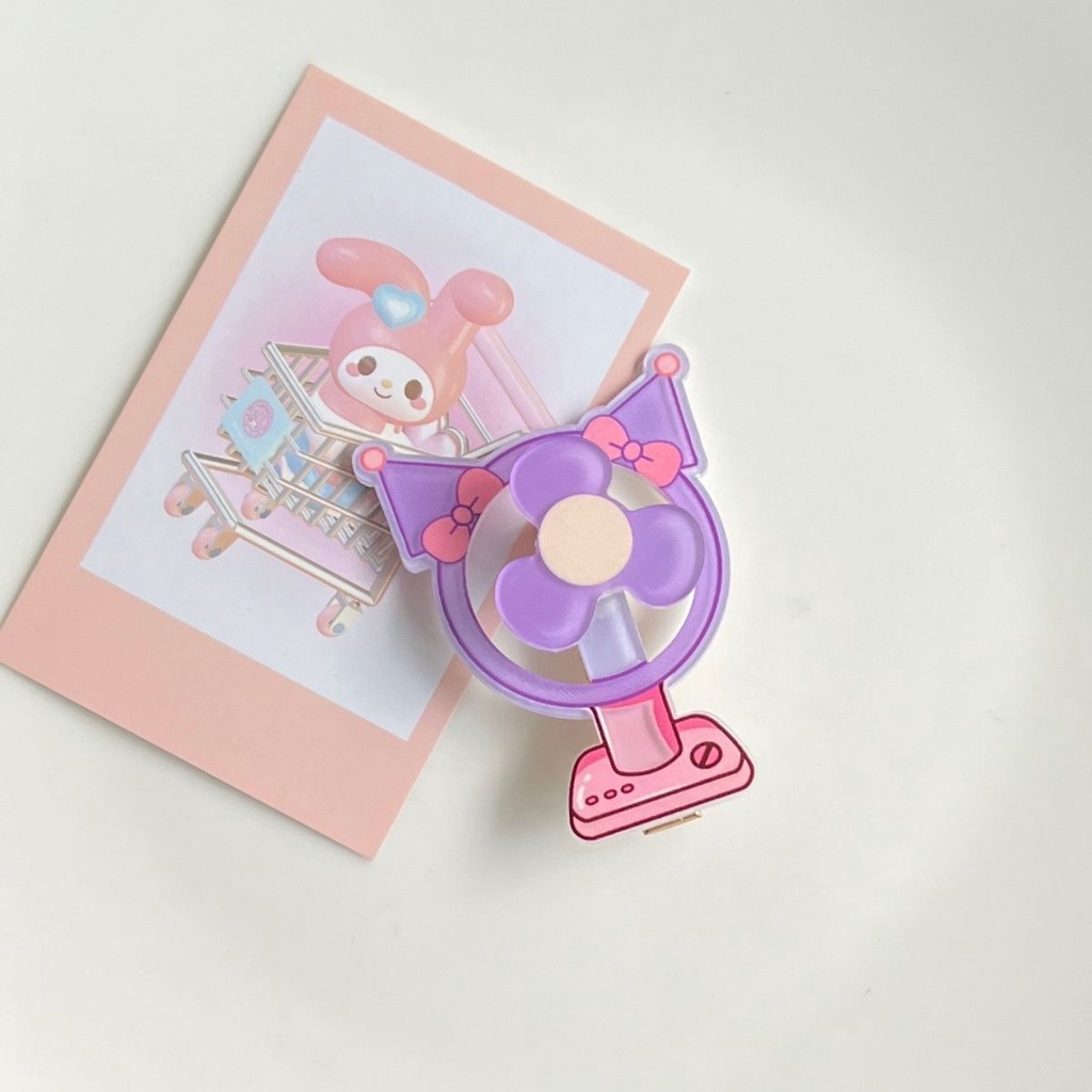 Kẹp Tóc Xoay Hình Vịt Hoạt Hình Ba Chiều Sáng Tạo Vui Nhộn Và Dễ Thương