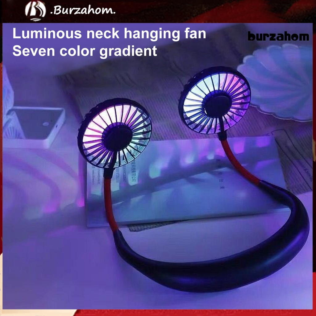 Quạt Điện Đeo Cổ Bằng ABS Thân Thiện Với Làn Da Thoải Mái Có Thể Uốn Cong Dùng Khi Đi Du Lịch