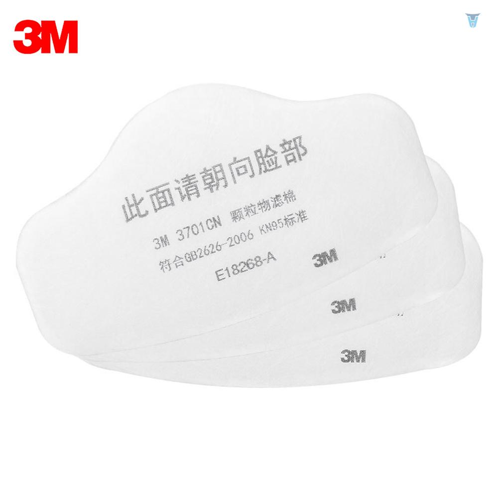 Set 10 Tấm Lọc 3M 3701 PM2.5 KN95 Bảo Vệ Mặt Chống Bụi Cho Hoạt Động Ngoài Trời