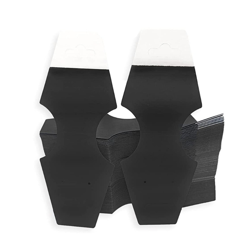 Set 100 Tấm Thẻ Giấy Gấp Gọn Treo Trang Sức Trưng Bày