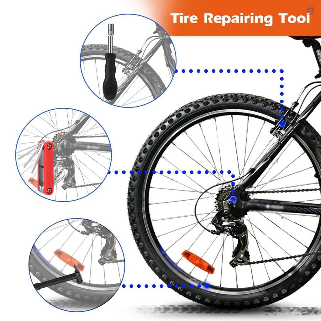 Bộ Dụng Cụ Sửa Chữa Xe Đạp Leo Núi Tiện Lợi