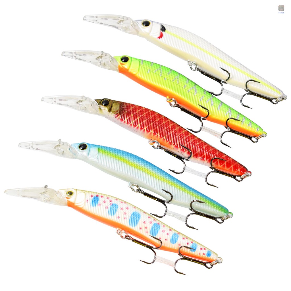 Mồi Câu Cá Giả Bằng Nhựa Cứng Mắt 3D Kích Thước 14cm 14g