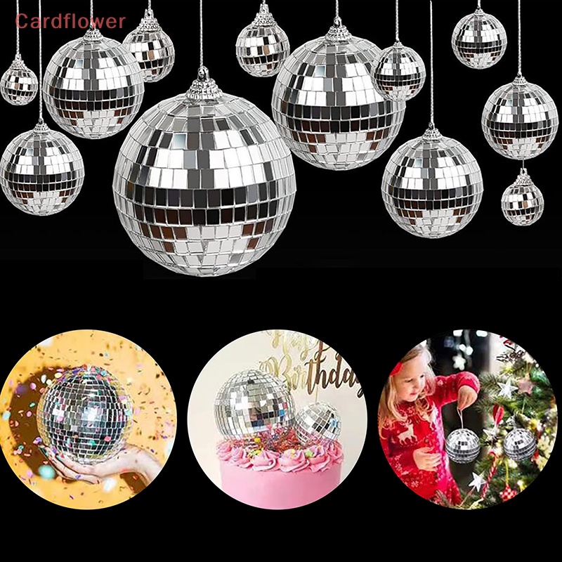 1 Bộ Quả Cầu Tráng Gương 2-5cm Trang Trí Giáng Sinh