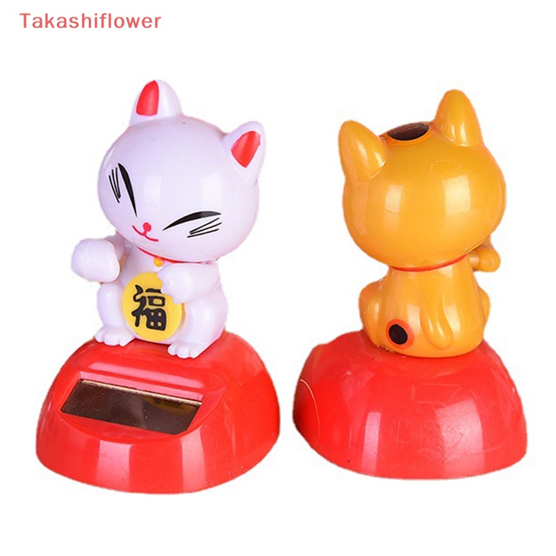 Mèo May Mắn Maneki Neko Sử Dụng Năng Lượng Mặt Trời Trang Trí Nhà Cửa / Khách Sạn / Nhà Hàng