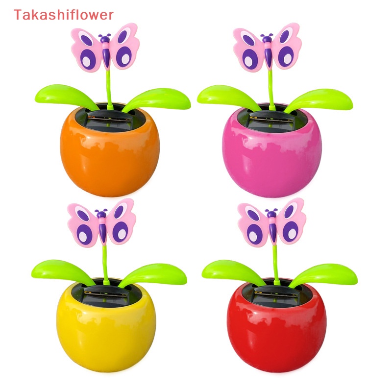 (Takashiflower) Đầu Bướm Lắc Tự Động Trang Trí Nội Thất Xe Hơi