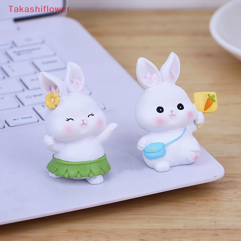 Thỏ Đáng Yêu Sáng Tạo Để Bàn Trang Trí Nội Thất