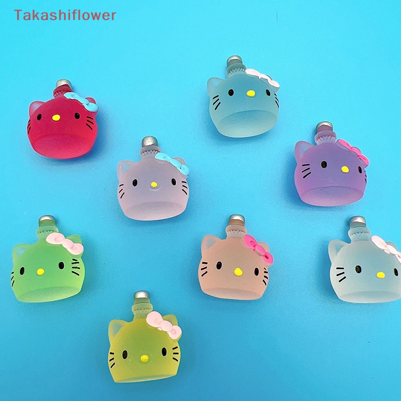 Set 5 Mô Hình Mèo Dạ Quang Mini Bằng Nhựa Resin Trang Trí Tiểu Cảnh Craf