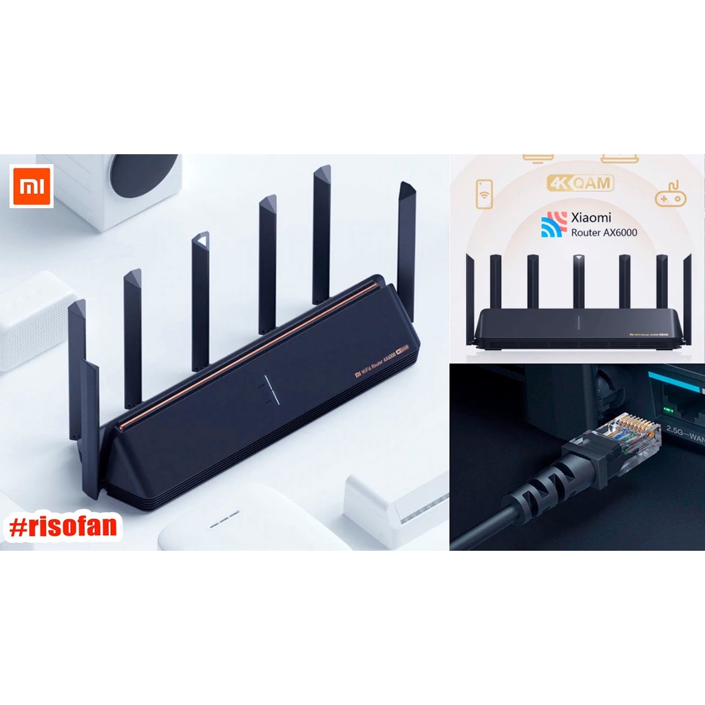 Bộ định tuyến Xiaomi Router Wifi 6 AX9000, dành game thủ, ba băng tần kết nối 1000 thiết bị/ROUTER WIFI6 AIOT AX6000