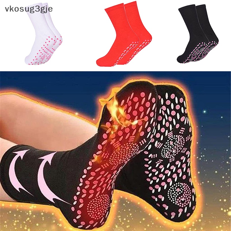 Vk unisex tự sưởi ấm chăm sóc sức khỏe vớ Tourmaline Trị liệu chân Massager ấm vớ Je