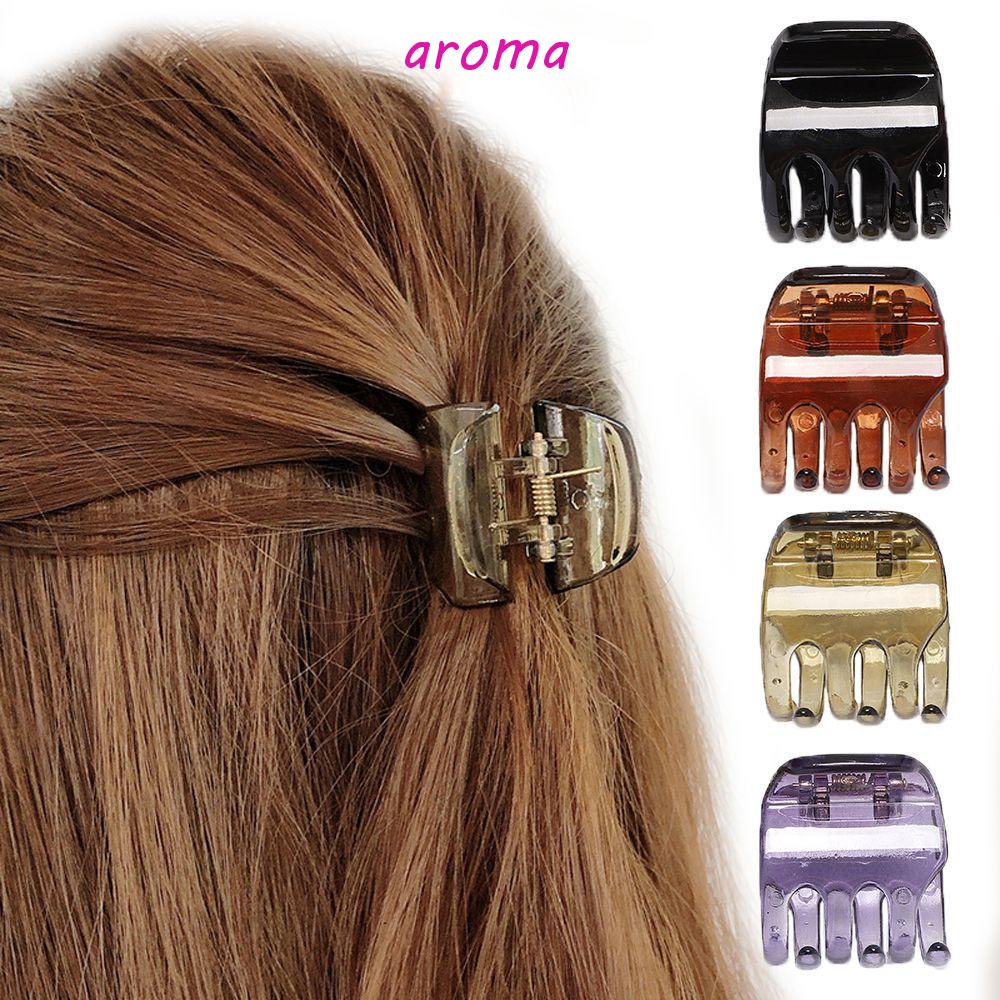 Kẹp Tóc Càng Cua Bằng Acrylic Họa Tiết Hình Học Phong Cách Hàn Quốc Thanh Lịch Cho Nữ