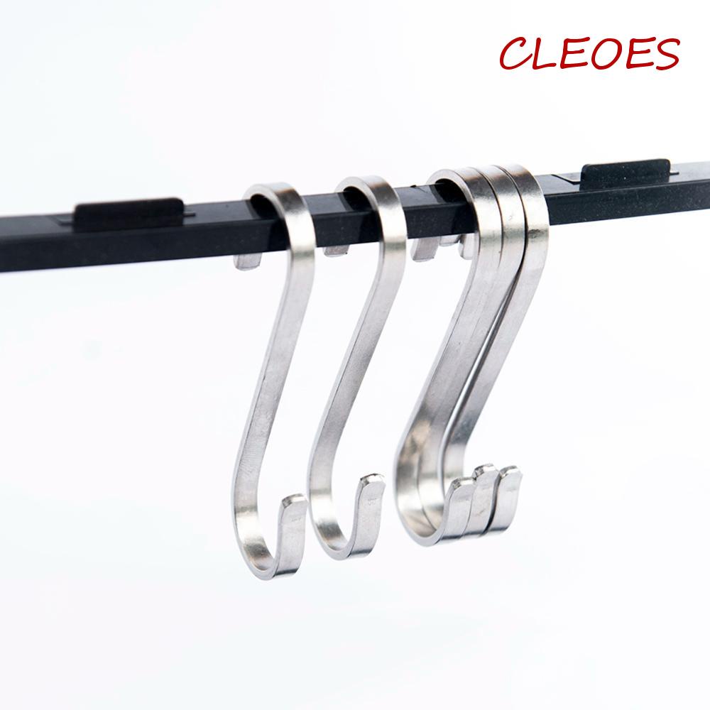 Móc Treo Đồ Hình Chữ S Bằng Thép Không Gỉ Tiện Dụng Cho Phòng Tắm