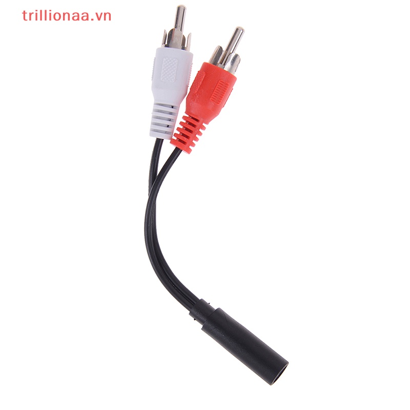 Cáp Chuyển Đổi Âm Thanh Trillionaaa 2 Trong 1 Từ 3.5mm Sang 2rca Vn VN VN