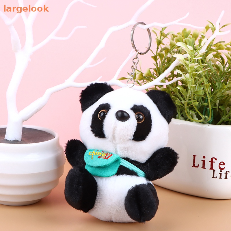 Móc Khóa Hình Gấu Trúc Nhồi Bông 12CM Mềm Mại Đáng Yêu