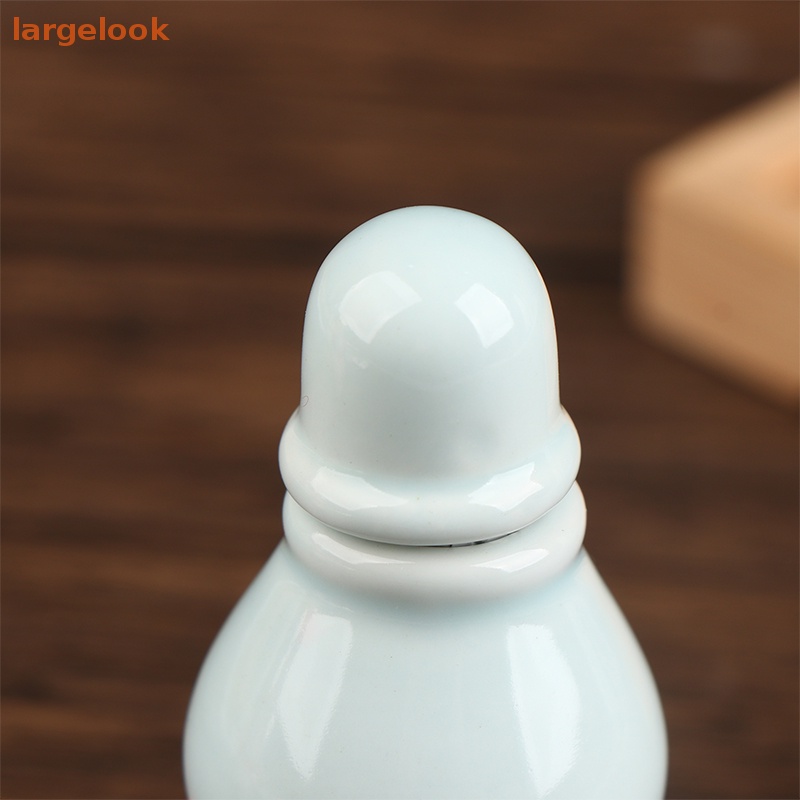 1 Hũ Đựng Thuốc Bằng Sứ Hình Quả Bầu Mang Đi Tiện Dụng