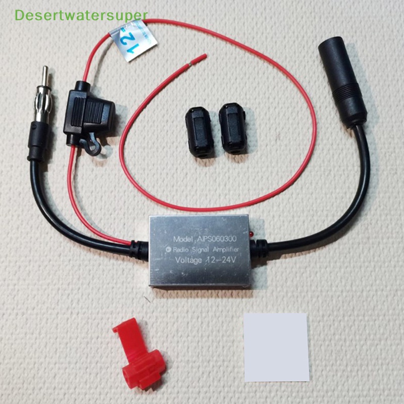 Ăng Ten Khuếch Đại Tín Hiệu FM 88-108 Mhz 12V Cho Xe Hơi