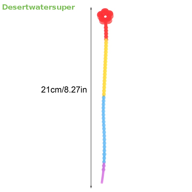 Set 5 Dây Silicone Tự Khóa 21cm Màu Kẹo