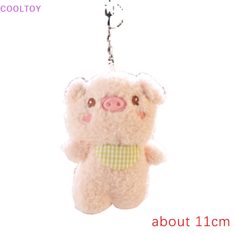 Móc Khóa Hình Chú Heo Hồng Nhồi Bông Dễ Thương