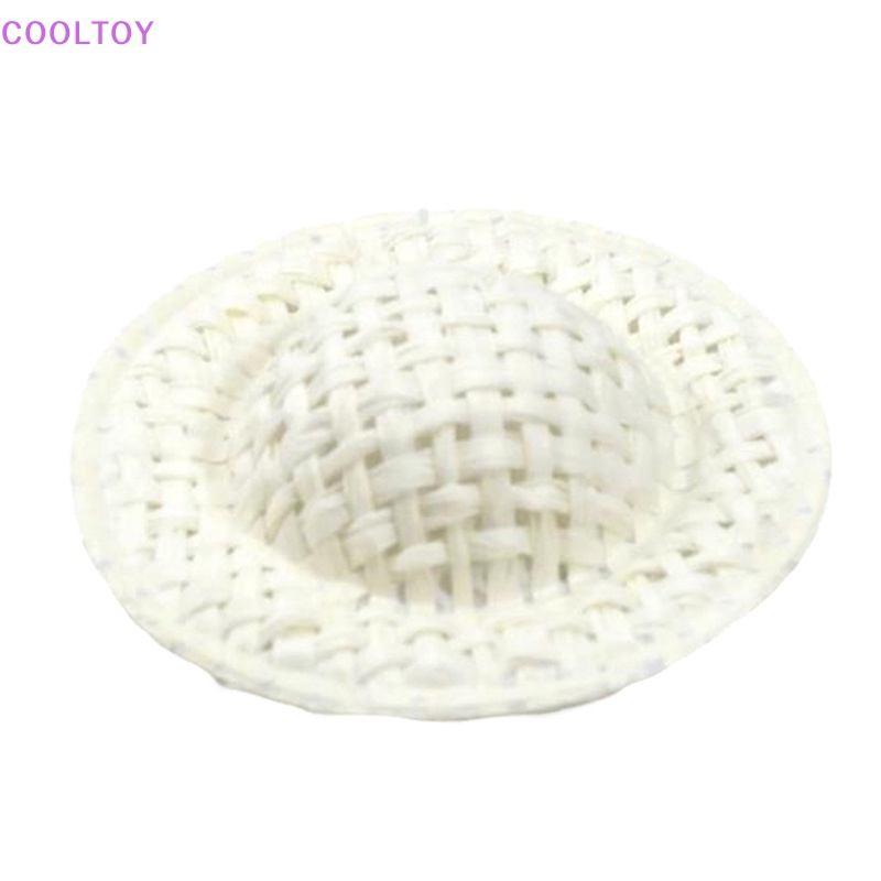 Set 10 Nón Rơm Mini 4cm Trang Trí Nhà Búp Bê