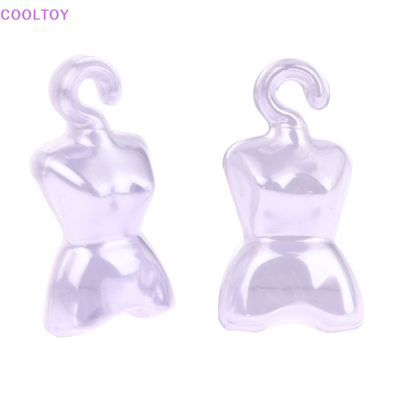 Set 200 Móc Nhựa Treo Quần Áo Búp Bê 11cm Dễ Thương