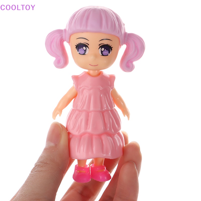Cooltoy 1 Búp Bê Hoạt Hình Mặc Quần Áo Có Tóc Có Thể Tháo Rời 9.5 / 10cm