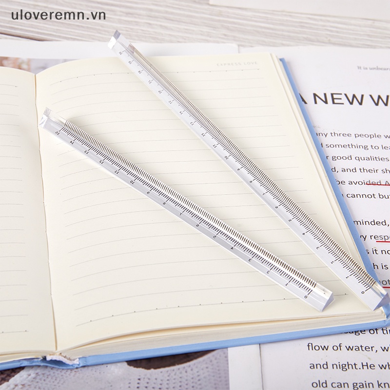 Thước Thẳng Hình Tam Giác Trong Suốt Họa Tiết Hoạt Hình Dễ Thương Dành Cho Học Sinh / Văn Phòng