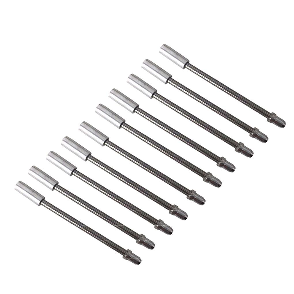 Set 10 Phụ Kiện Cố Định Dây Phanh Xe Đạp Phía Trước / Sau Bằng Hợp Kim Chống Mài Mòn