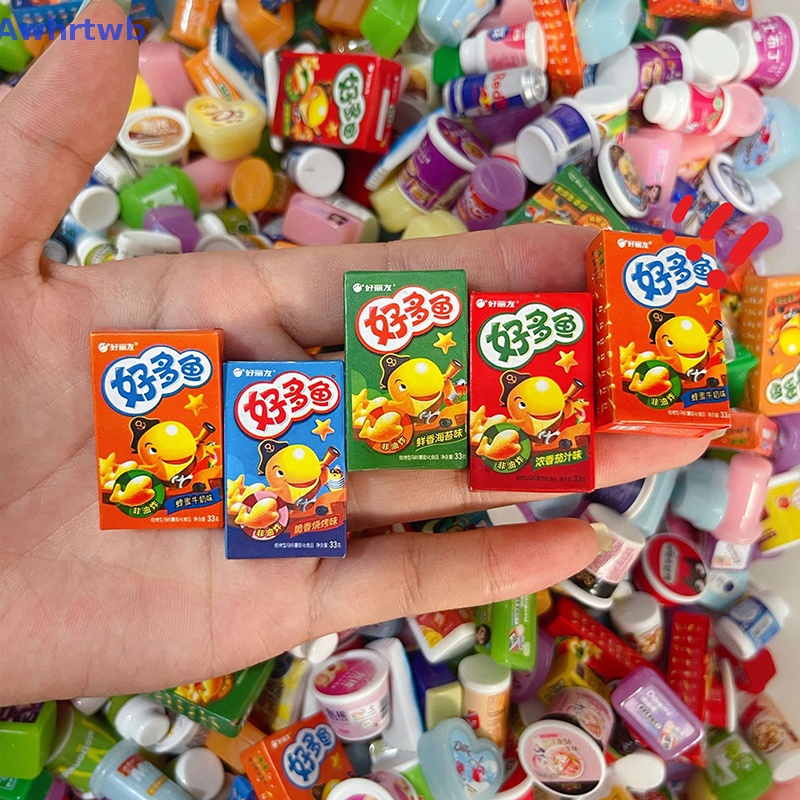 Set 5 Phụ Kiện Trang Trí Ốp Điện Thoại Hình Bình Sữa Bằng Nhựa Resin DIY Mới