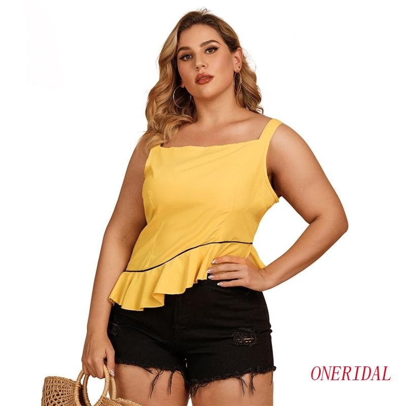 Áo Sơ Mi Không Tay Hở Lưng Màu Trơn Thời Trang Mùa Hè Cho Nữ