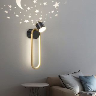 Đèn led chiếu hình bầu trời sao treo tường trang trí phòng khách / phòng ngủ