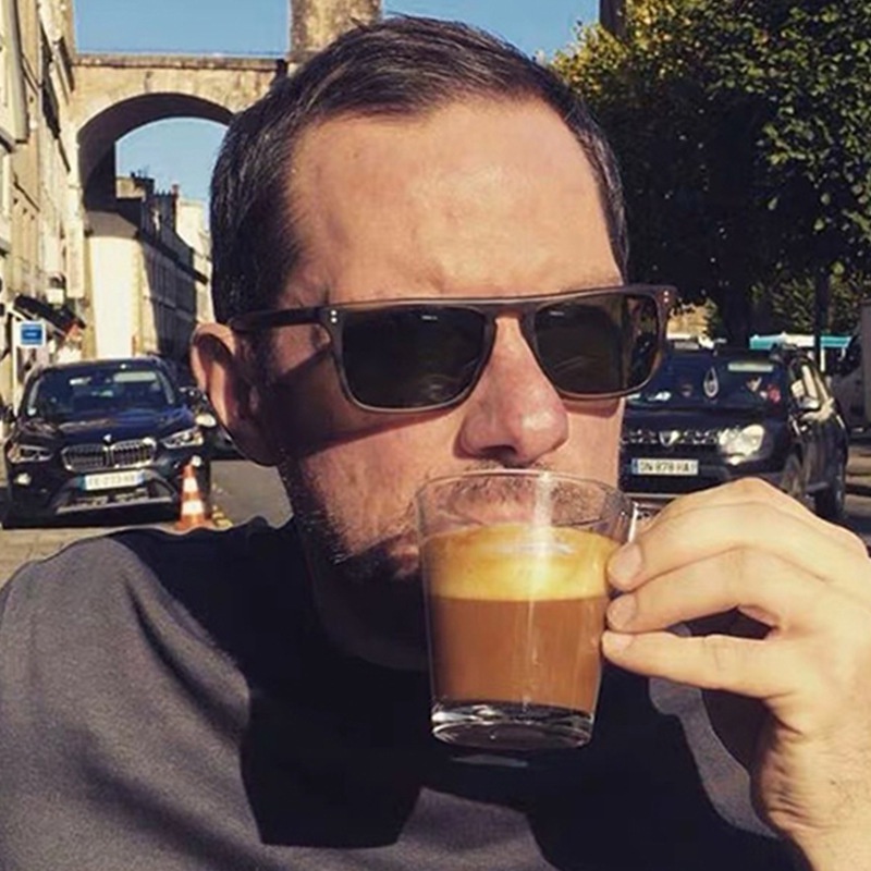 Kính Mát Gọng Vuông Nhỏ Cao Cấp Phong Cách Âu Mỹ Cổ Điển Thời Trang Mới Cho Nam Nữ