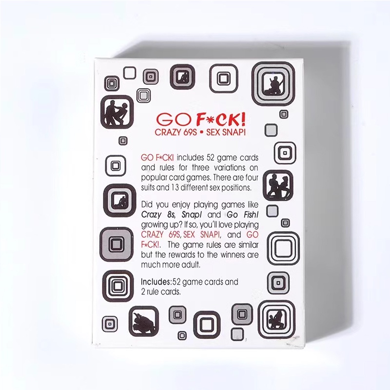 Đi F * ck! Thẻ Trò Chơi Câu Cá Vui Nhộn Độc Đáo