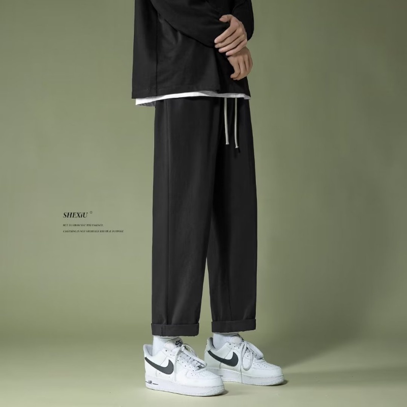 Quần Dài Dáng Rộng Phong Cách Đường Phố Thời Trang Xuân Thu Cho Nam