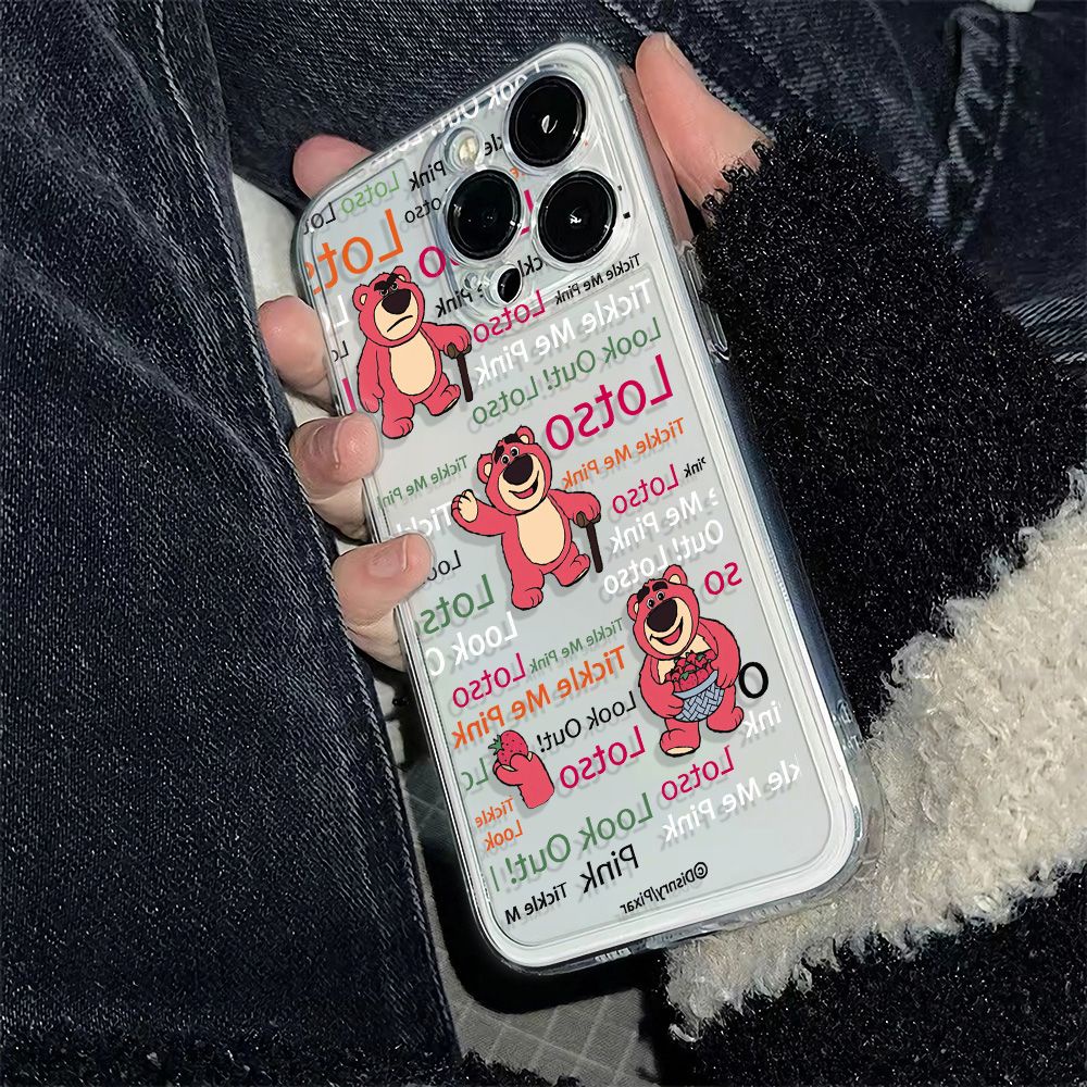 ✅Ốp Điện Thoại Mềm Chống Sốc In Hình Gấu 11 Kiểu Đơn Giản Cho iPhone1278plus max 1314Pro6In