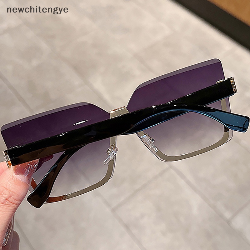 Kính Mát Không Gọng Chống Tia UV400 Thời Trang Cho Nữ