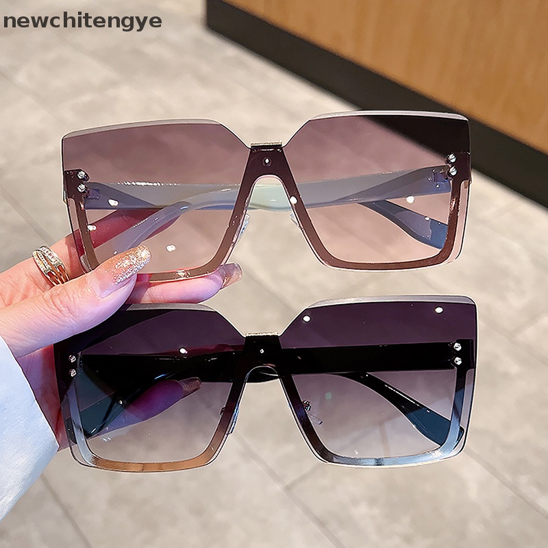 Kính Mát Không Gọng Chống Tia UV400 Thời Trang Cho Nữ